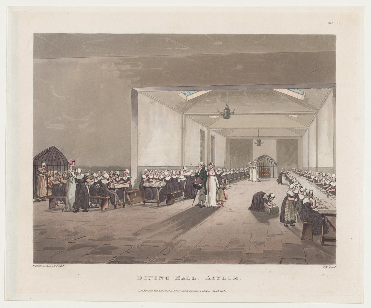 Comedor, Asilo, 1 de febrero de 1808 de J. Bluck