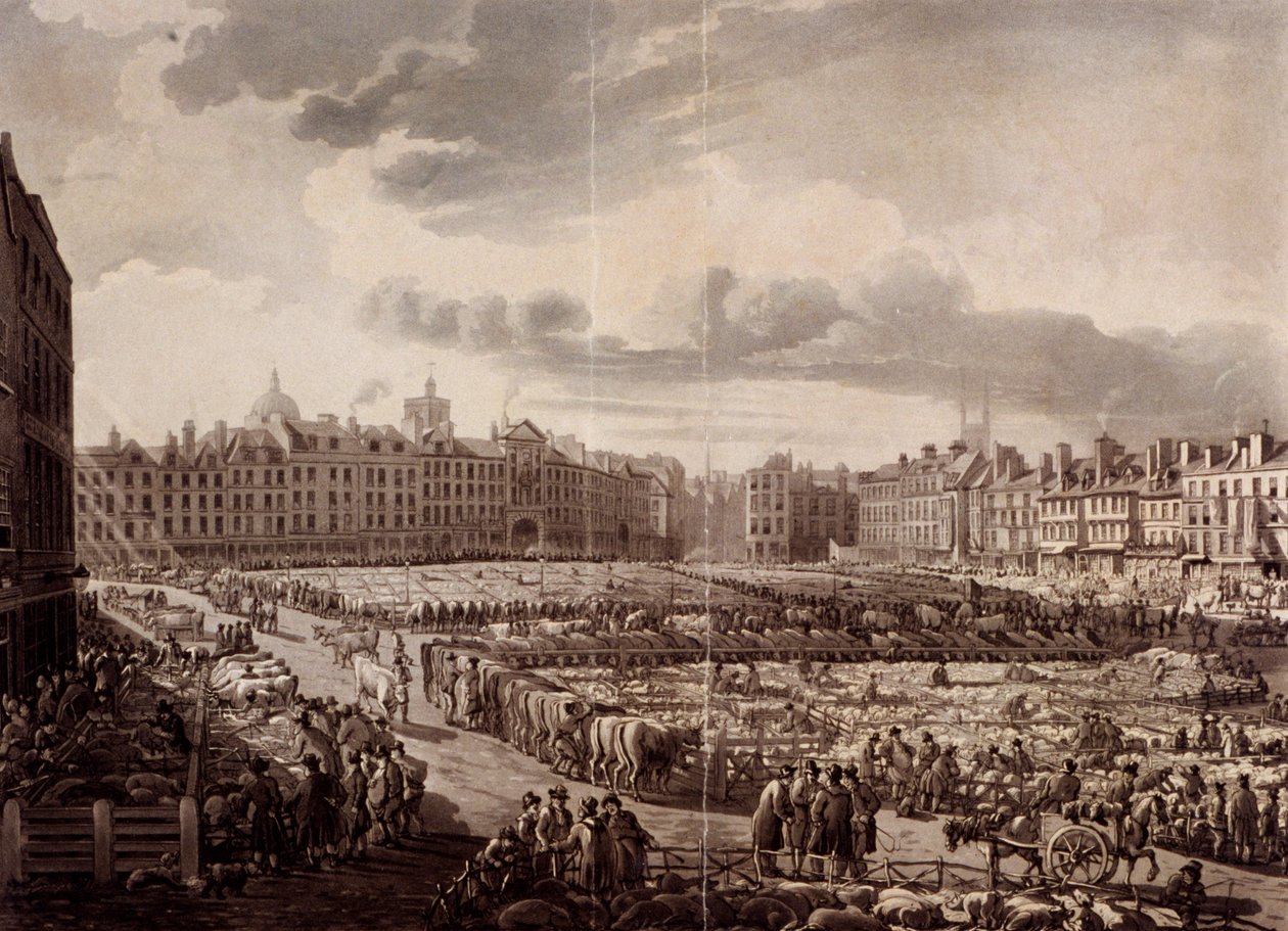 Mercado de Smithfield, Londres de J Bluck