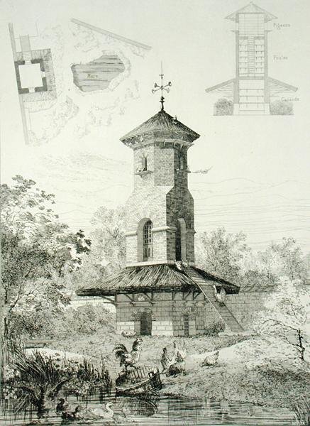 Refugio para aves en Chartrettes, de 
