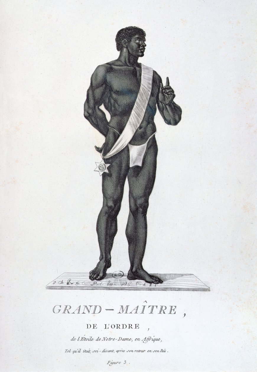 Gran Maestro de la Orden de la Estrella de Notre-Dame, con el traje de su país, de 