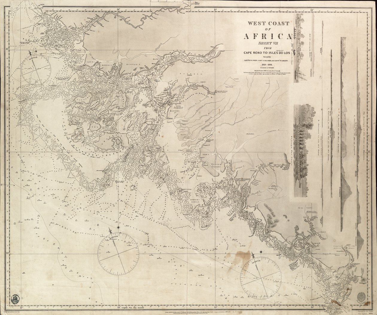 Costa occidental de África de J. & C. Walker