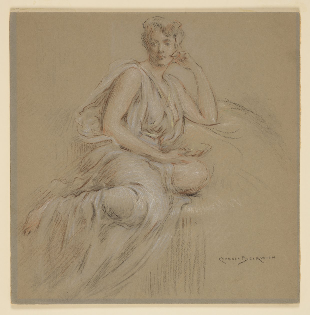 Figura Clásica de J. Carroll Beckwith