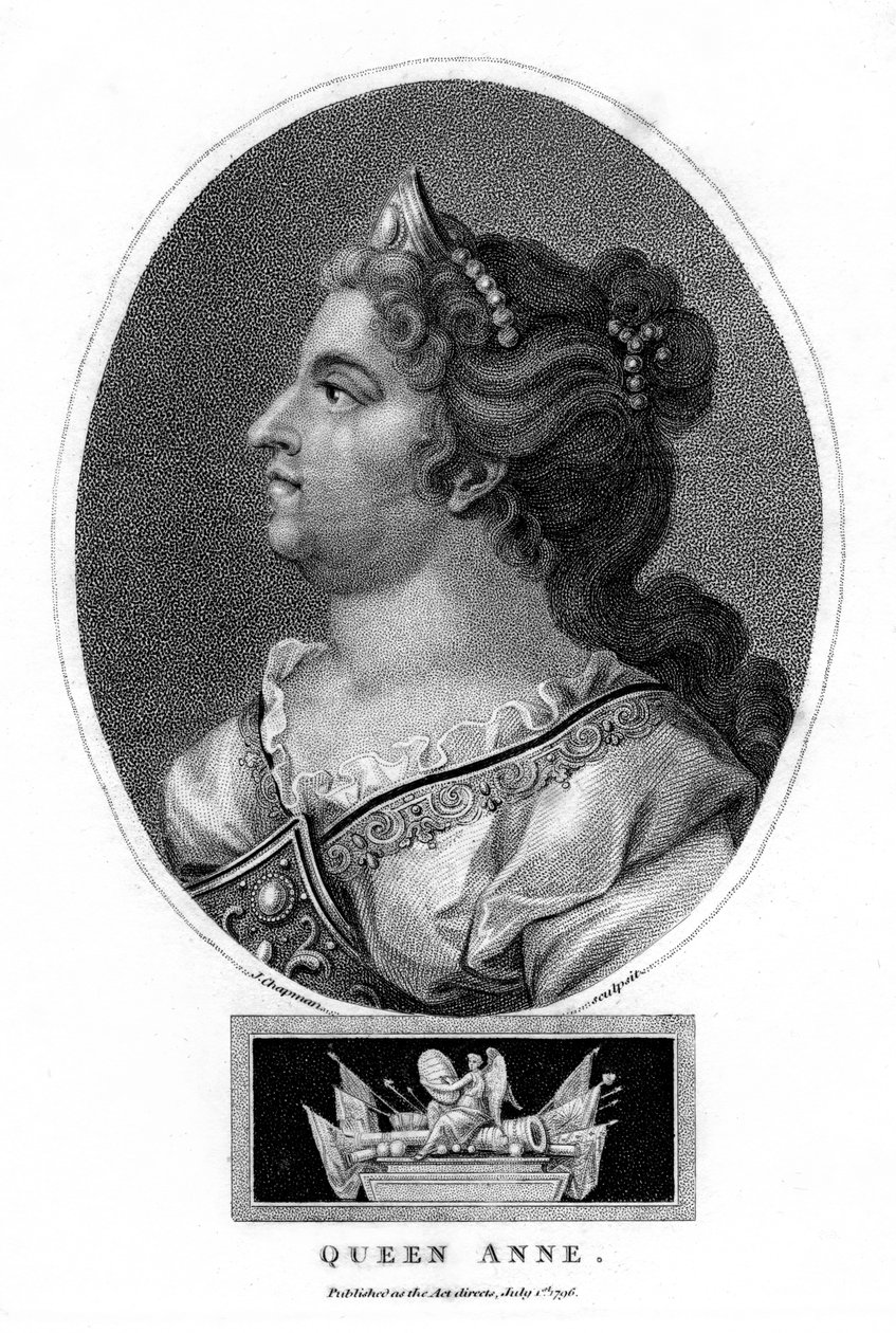 Ana de Gran Bretaña, 1796 de J. Chapman