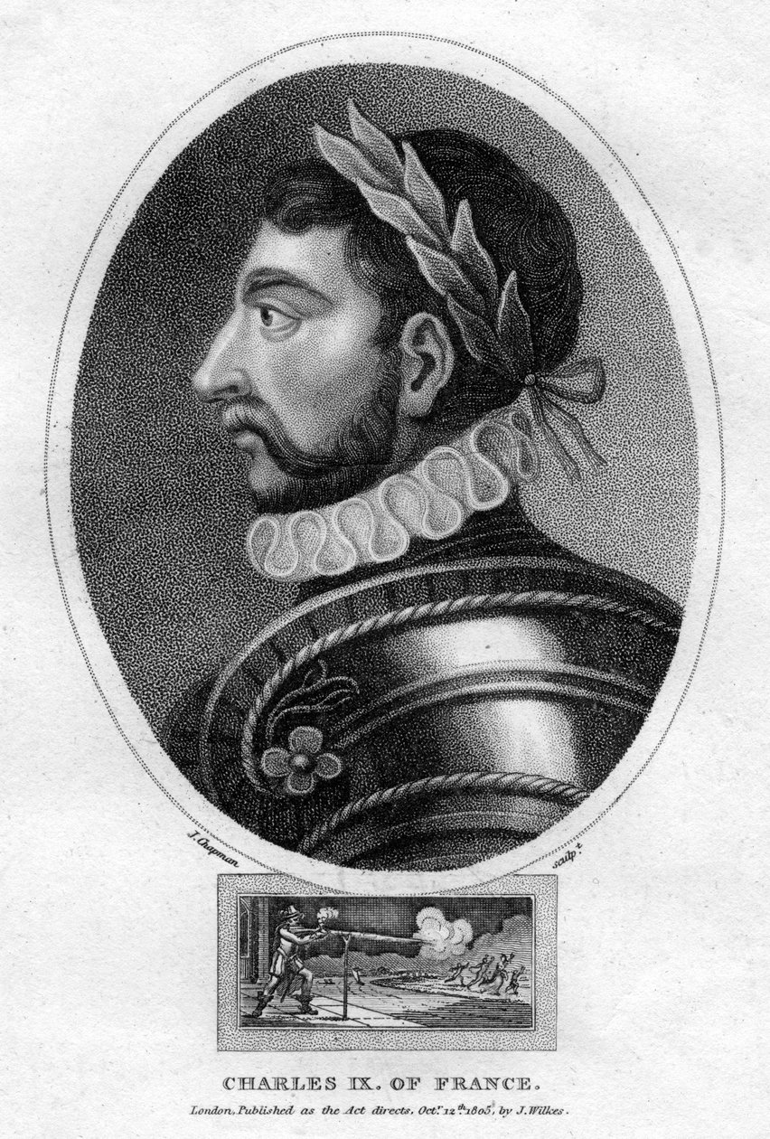 Carlos IX, Rey de Francia, 1805 de J. Chapman