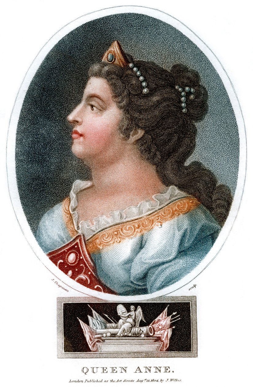 Reina Ana 1665-1714, 1804 de J. Chapman