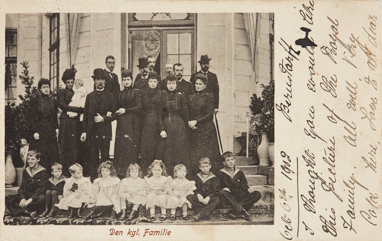 La familia real danesa de J. Peterson and Co