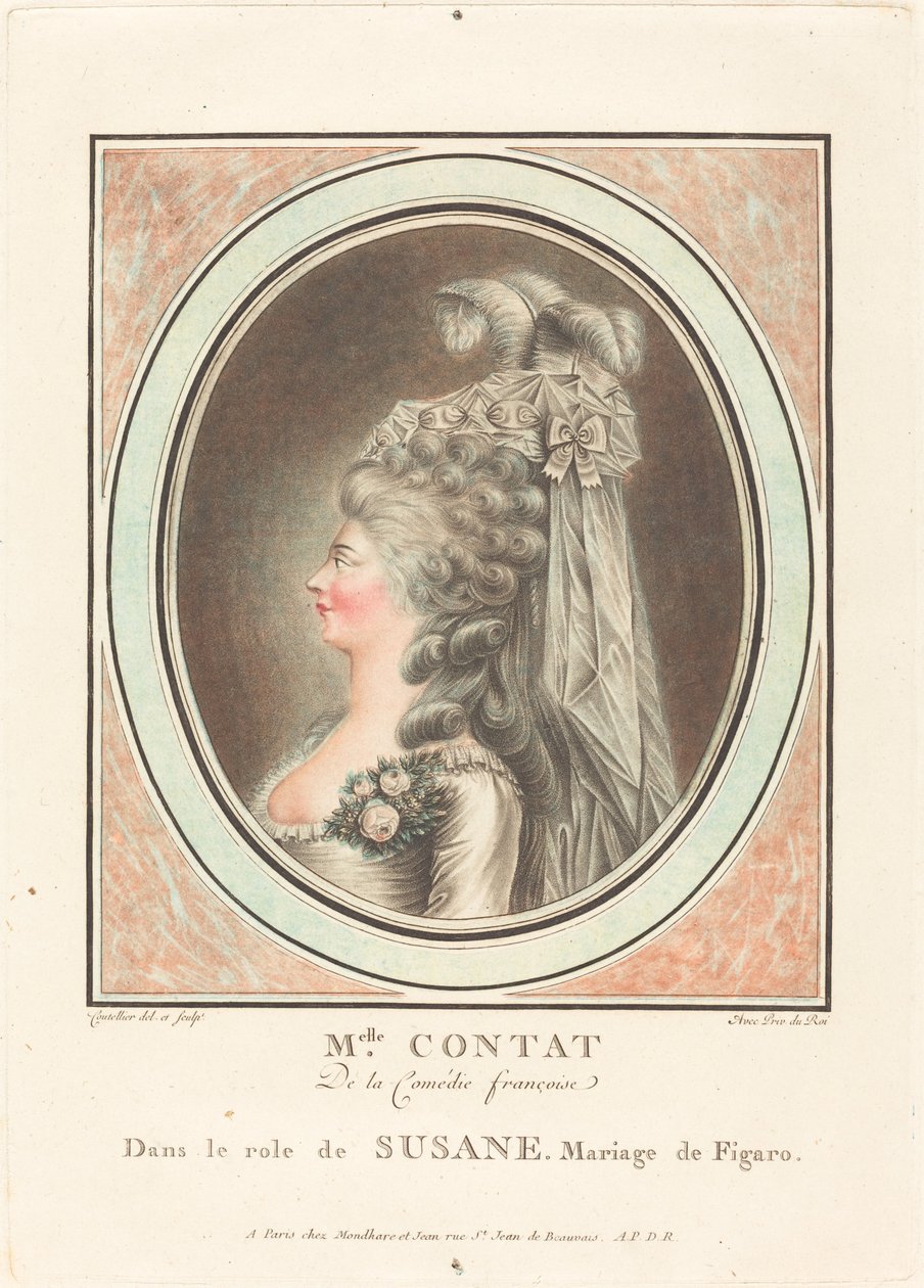 Mademoiselle Contat de J. Coutellier