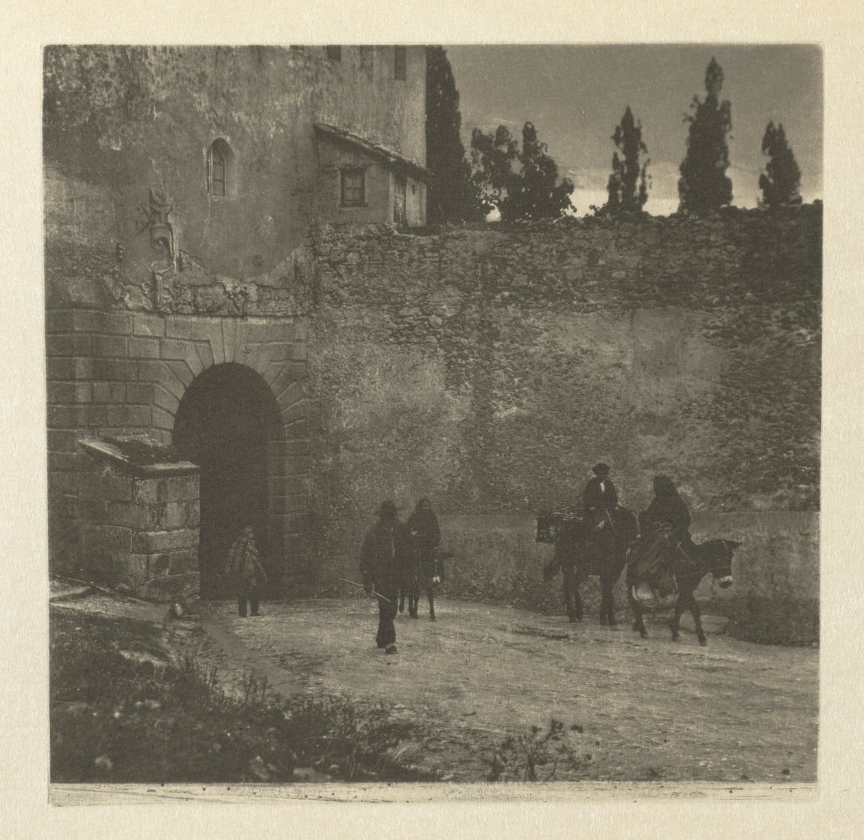 Trabajo de cámara: Una puerta - Segovia de J. Craig Annan
