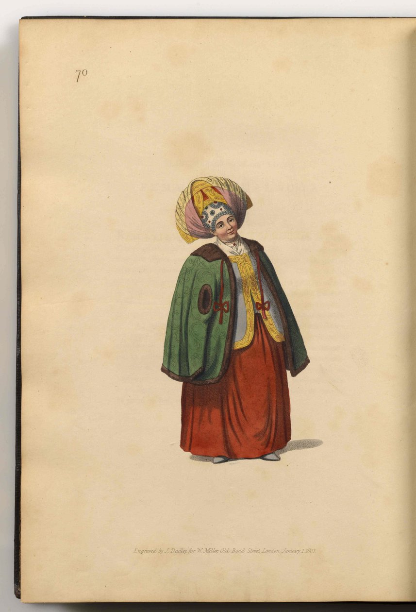 Esposa comerciante de Kaluga De: Los trajes del Imperio Ruso de J. Dadley