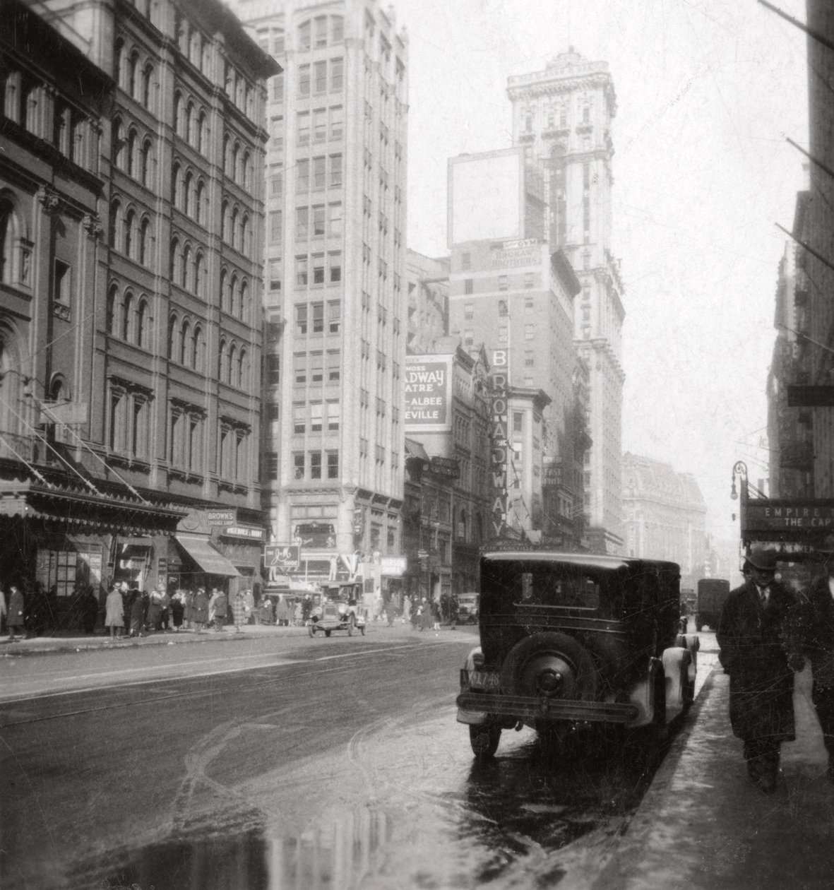 Broadway y el edificio Times, Ciudad de Nueva York, EE.UU., siglo XX de J. Dearden Holmes