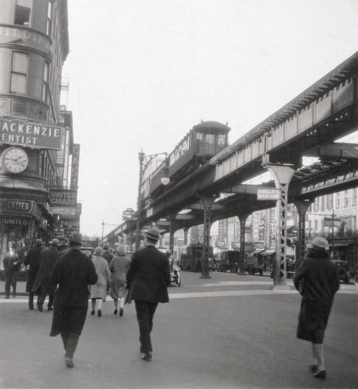 Avenida Flatbush, Ciudad de Nueva York, EE.UU., siglo XX de J. Dearden Holmes