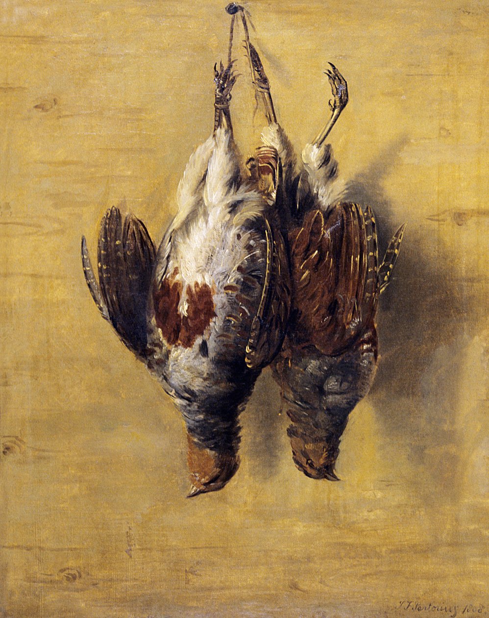 Par de perdices inglesas de J. Francis Sartorius