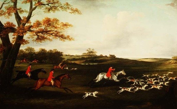 Escena de caza de J. Francis Sartorius