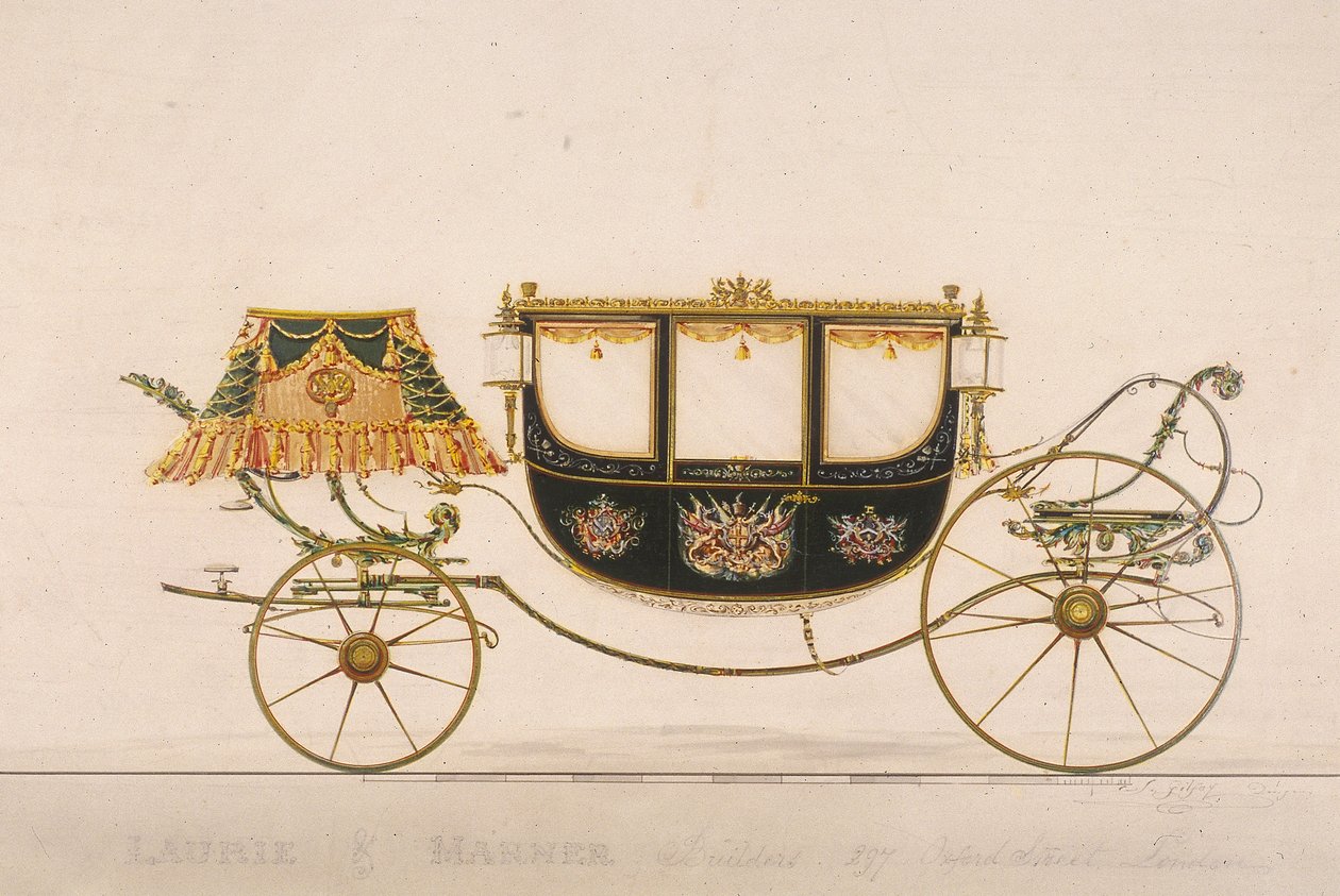 Carroza cívica del alcalde William Hunter, 1851 de J Gilfoy