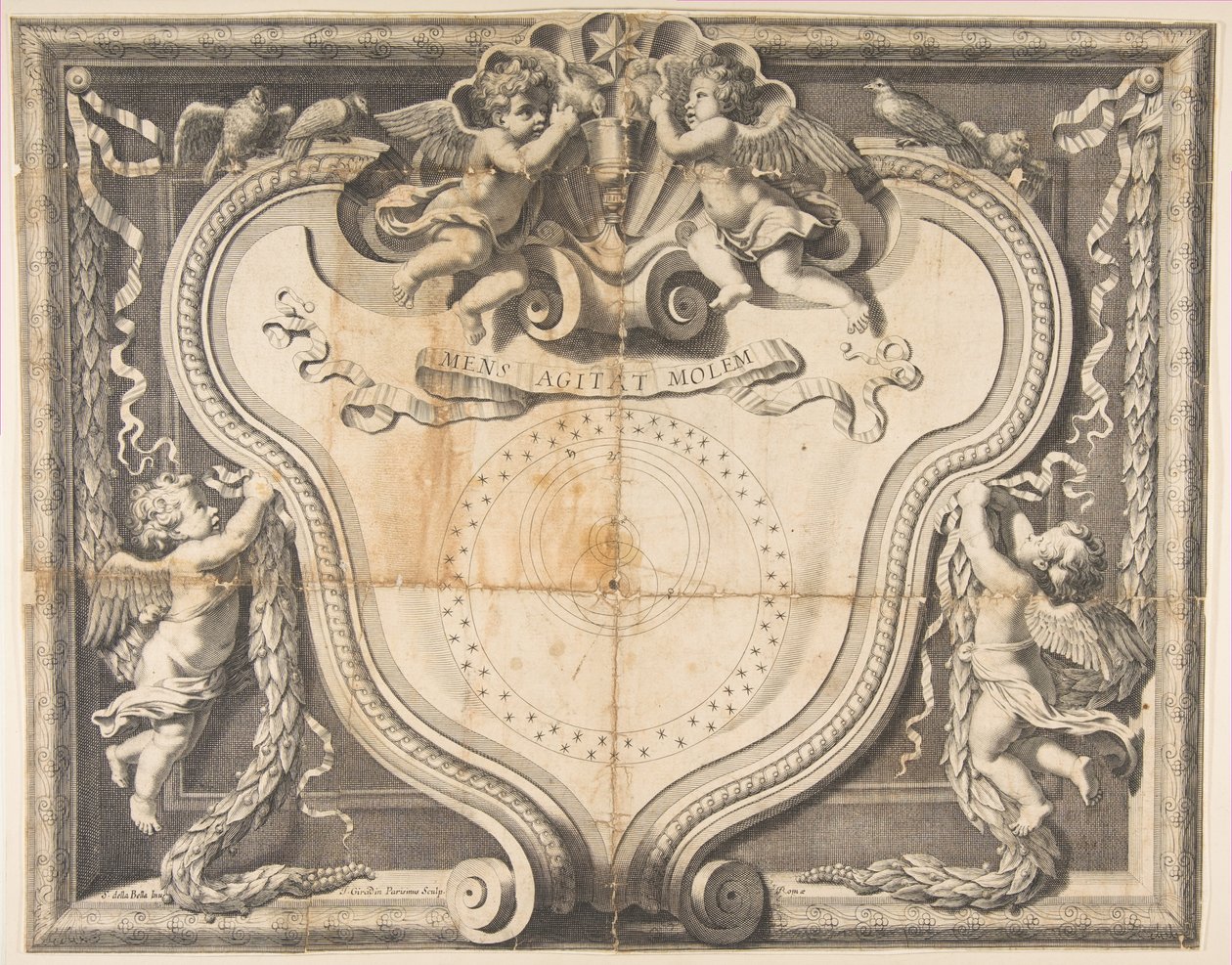 El Sistema Copernicano, ca. 1639 de J Girardin