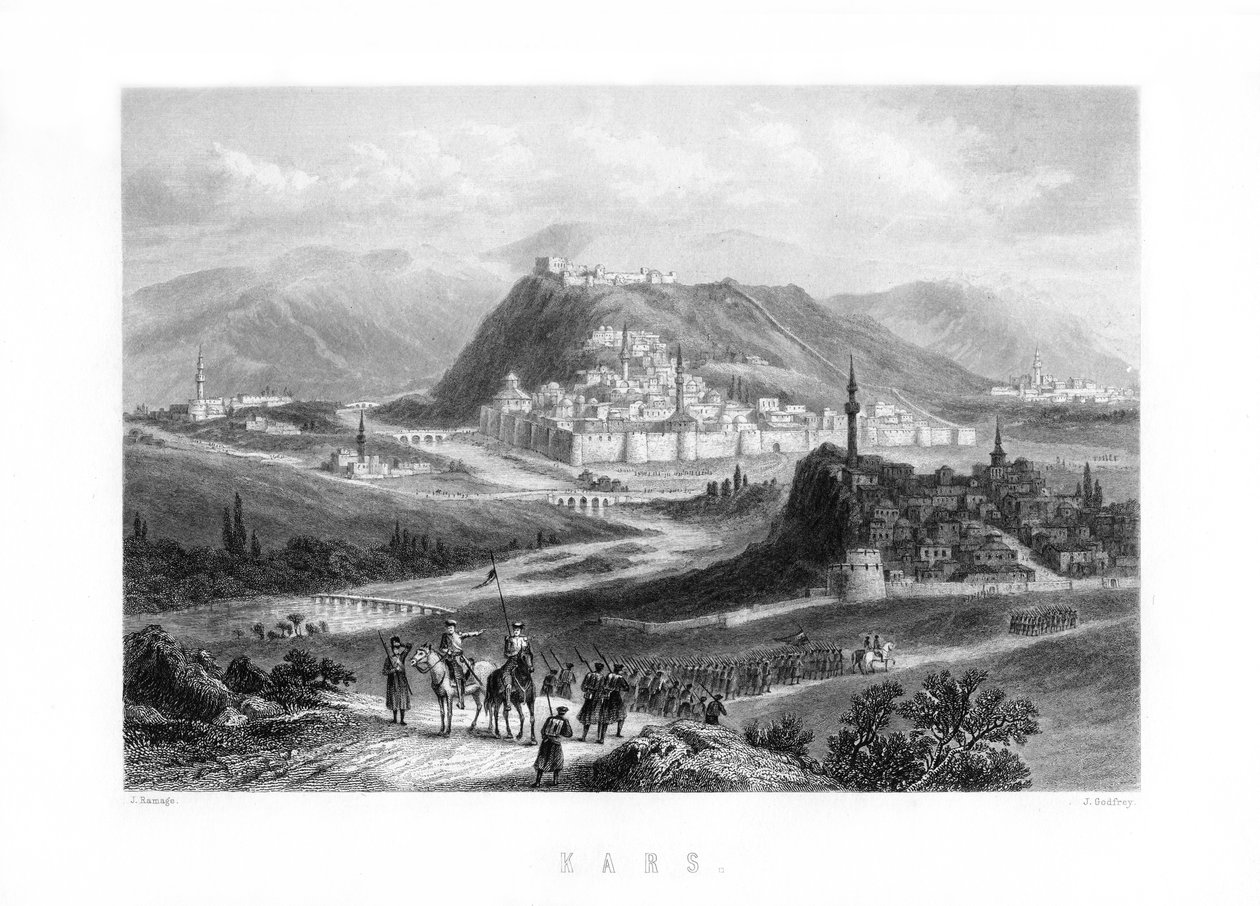 Kars, una ciudad en el noreste de Turquía, 1893 de J. Godfrey