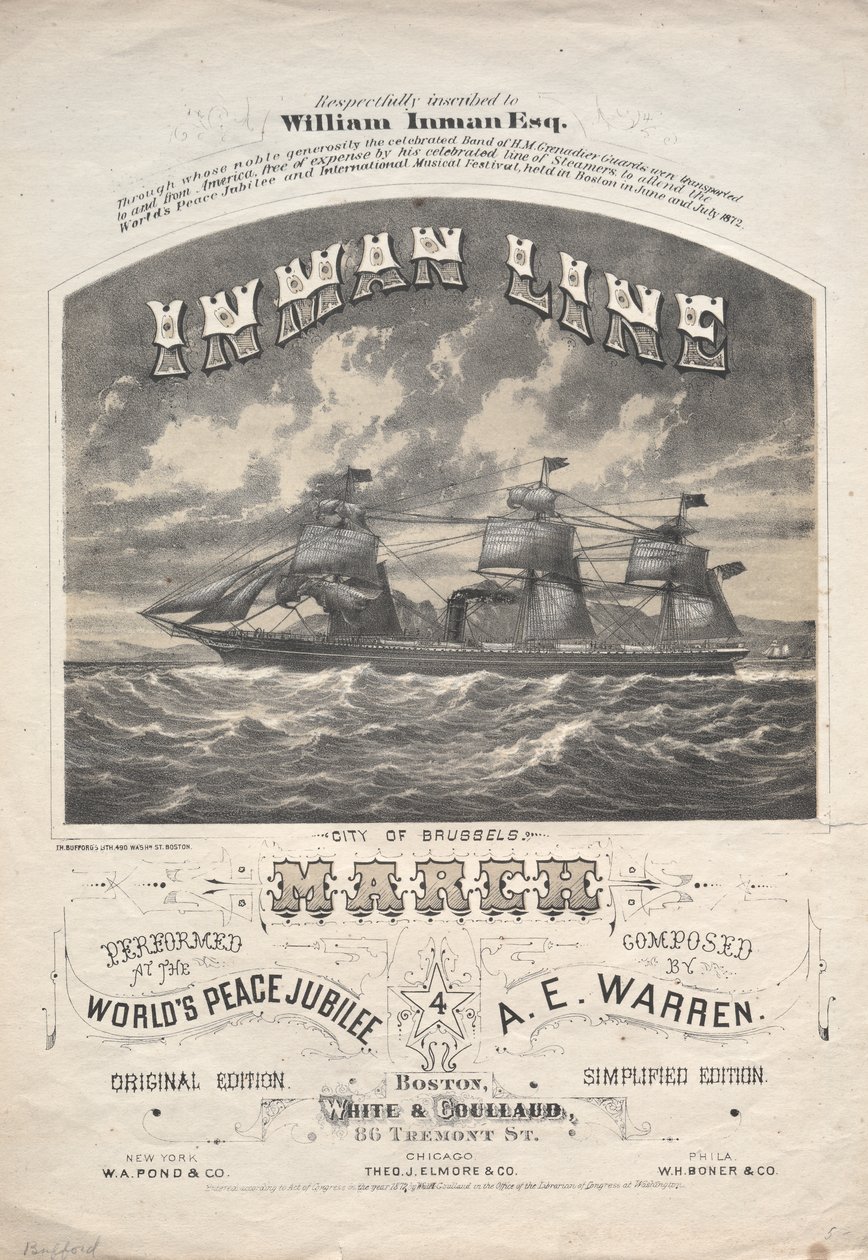 Marcha de la Línea Inman de J. H. Bufford