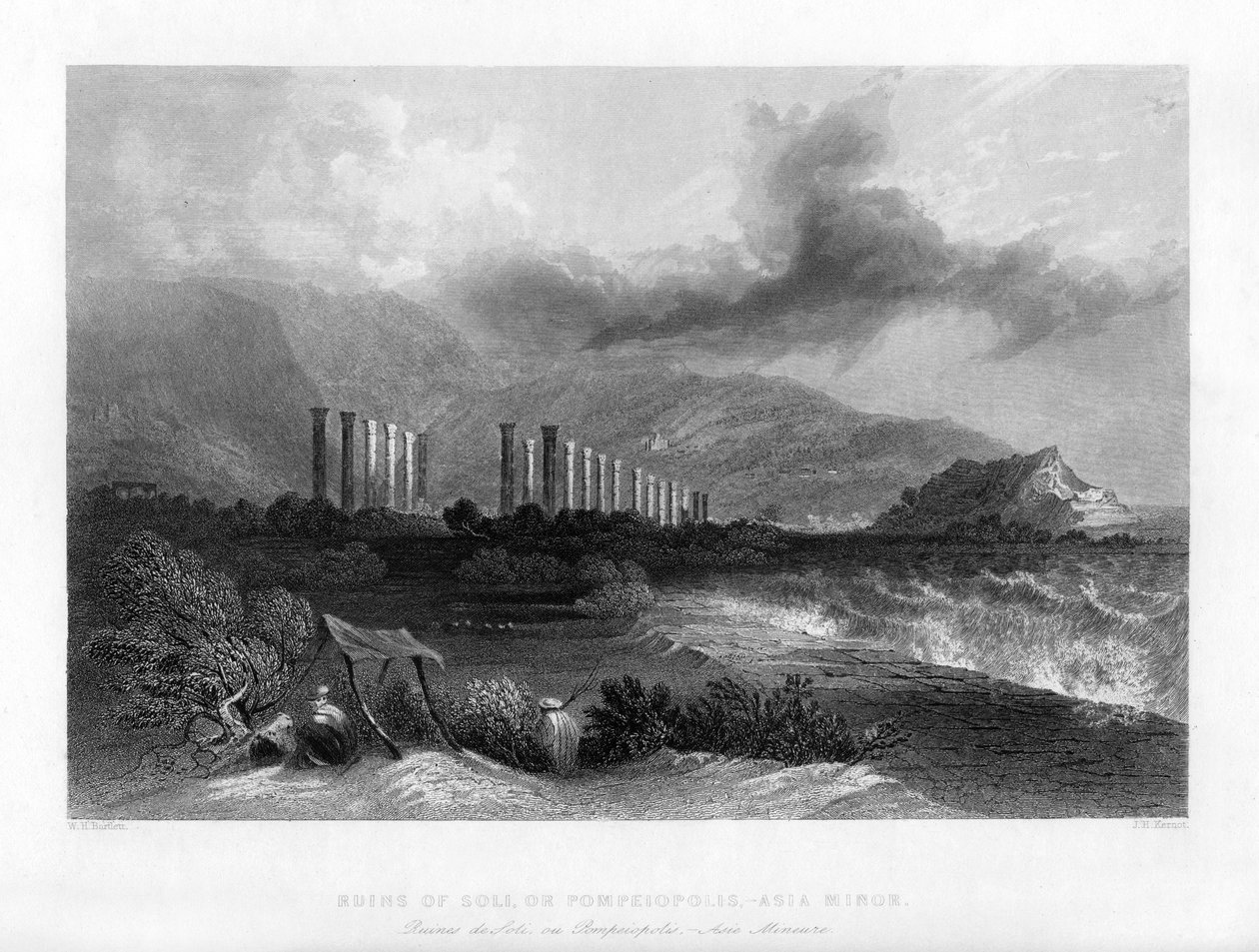 Las Ruinas de Soli, o Pompeiopolis, Turquía de J. H. Kernot
