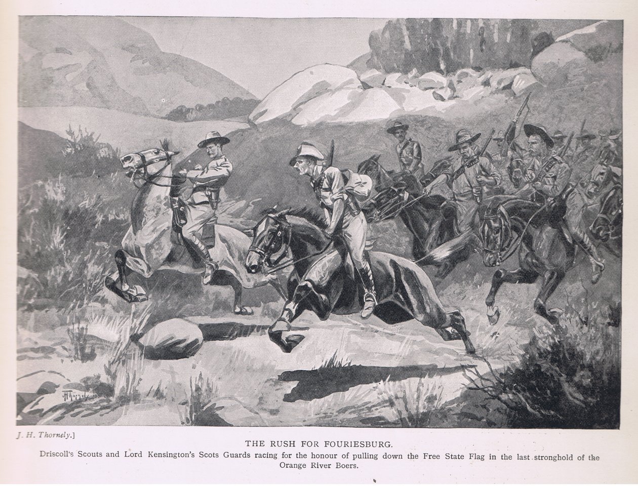 La carrera por Fouriesburg de J. H. Thornely