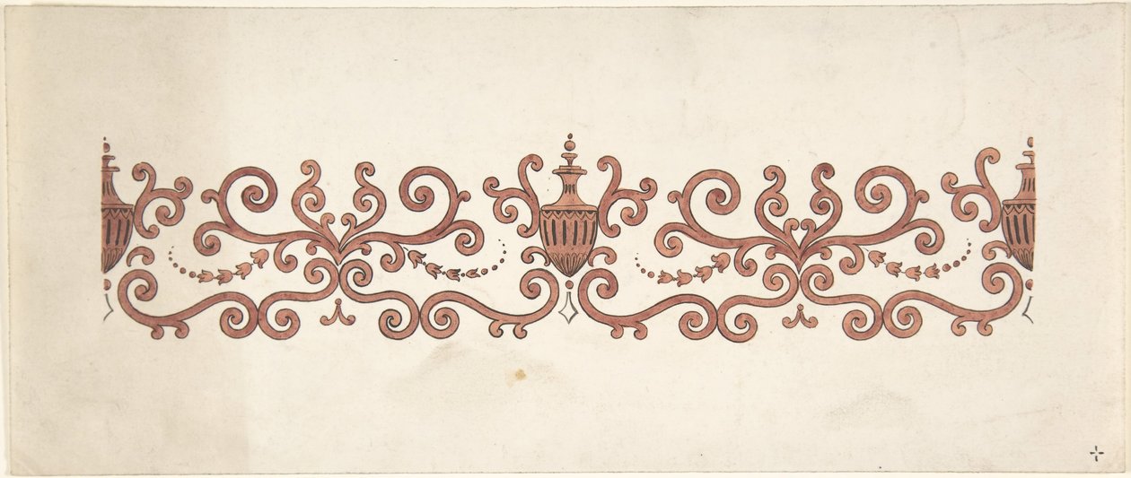 Diseño para decoración de panel, 1828-40 de J Hulme