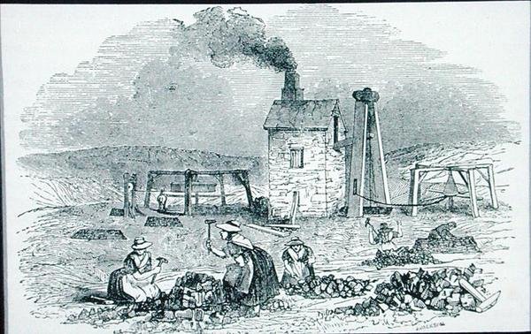 Rompimiento y clasificación de minerales de cobre de 