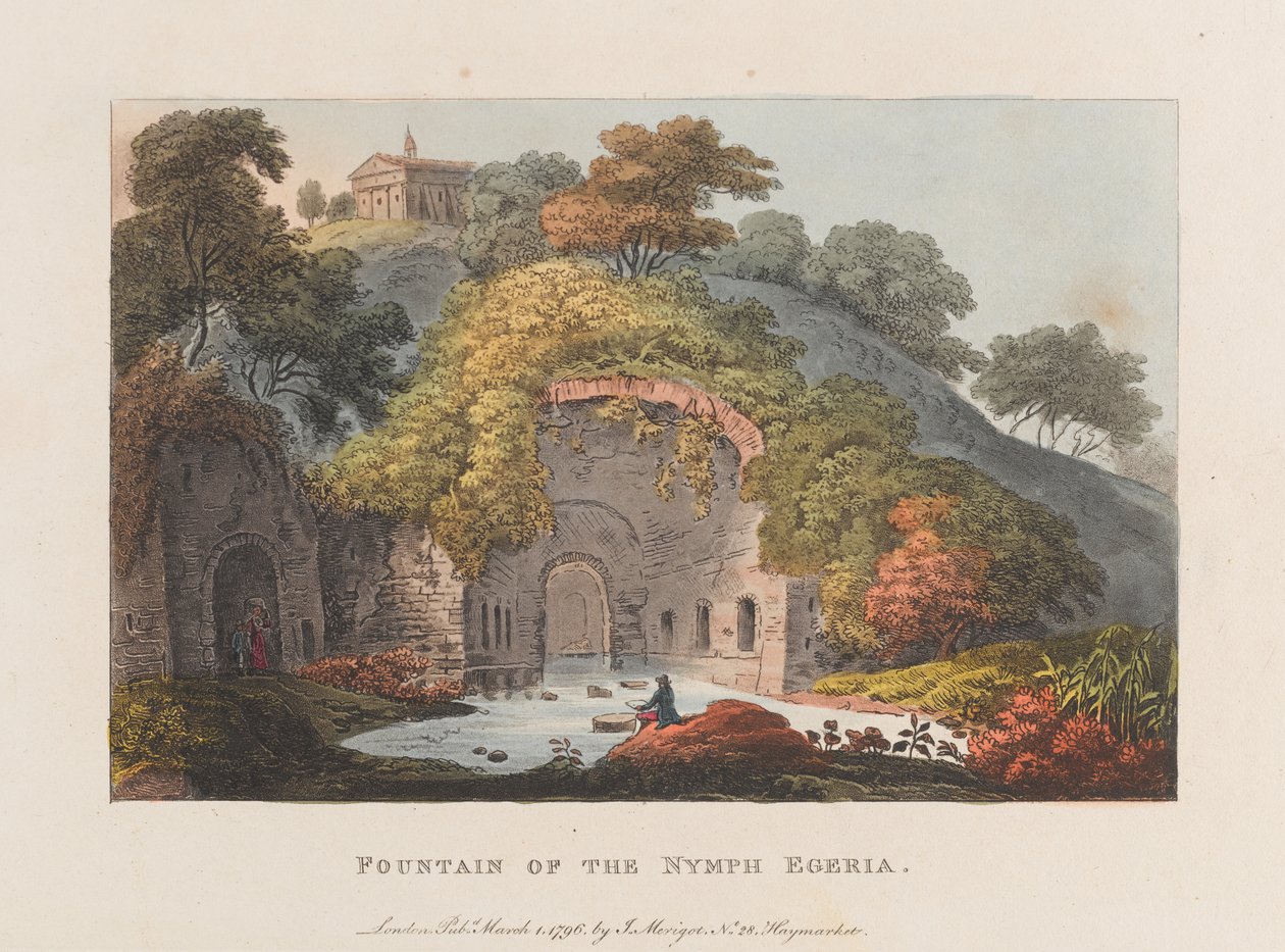 Fuente de la ninfa Egeria de J. Merigot