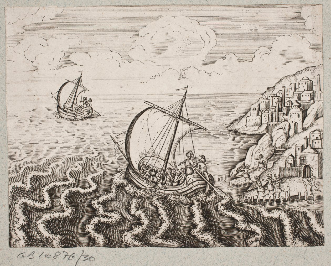 Ilustración de Adam Olearius, “Persianischer Rosenthal von einem Sinnreichen Poeten Schich Saadi [...]”, Schleswig 1660 de J. Muller