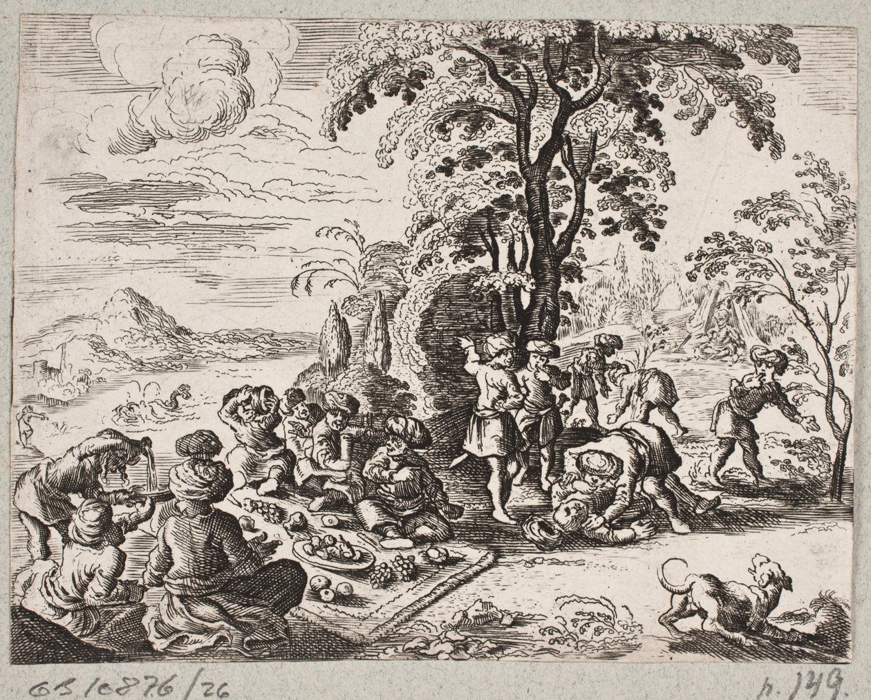 Ilustración de Adam Olearius, "Rosal persa de un poeta ingenioso Schich Saadi", Schleswig 1660 de J. Muller
