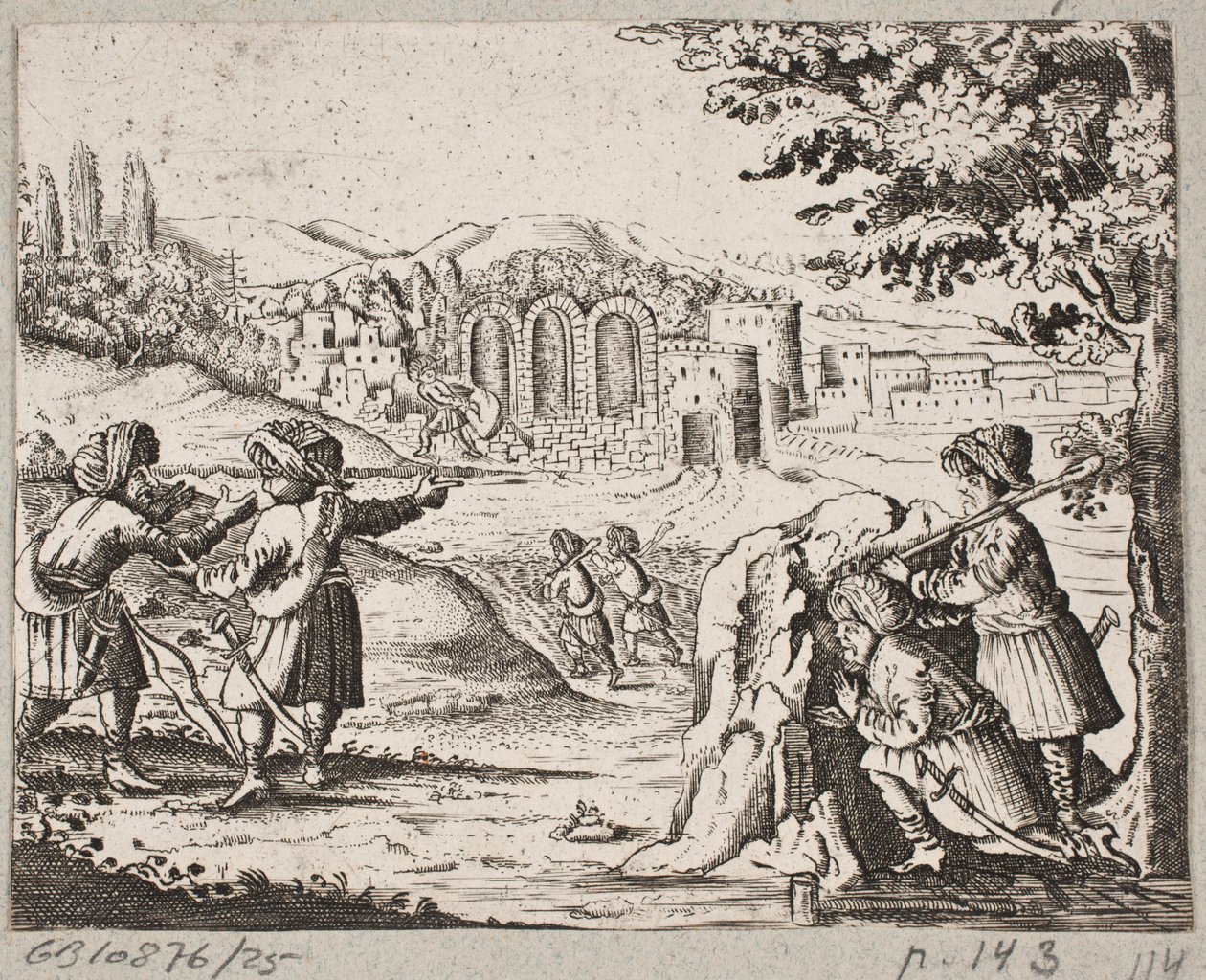 Ilustración de Adam Olearius, “Persianischer Rosenthal von einem Sinnreichen Poeten Schich Saadi [...]”, Schleswig 1660 de J. Muller