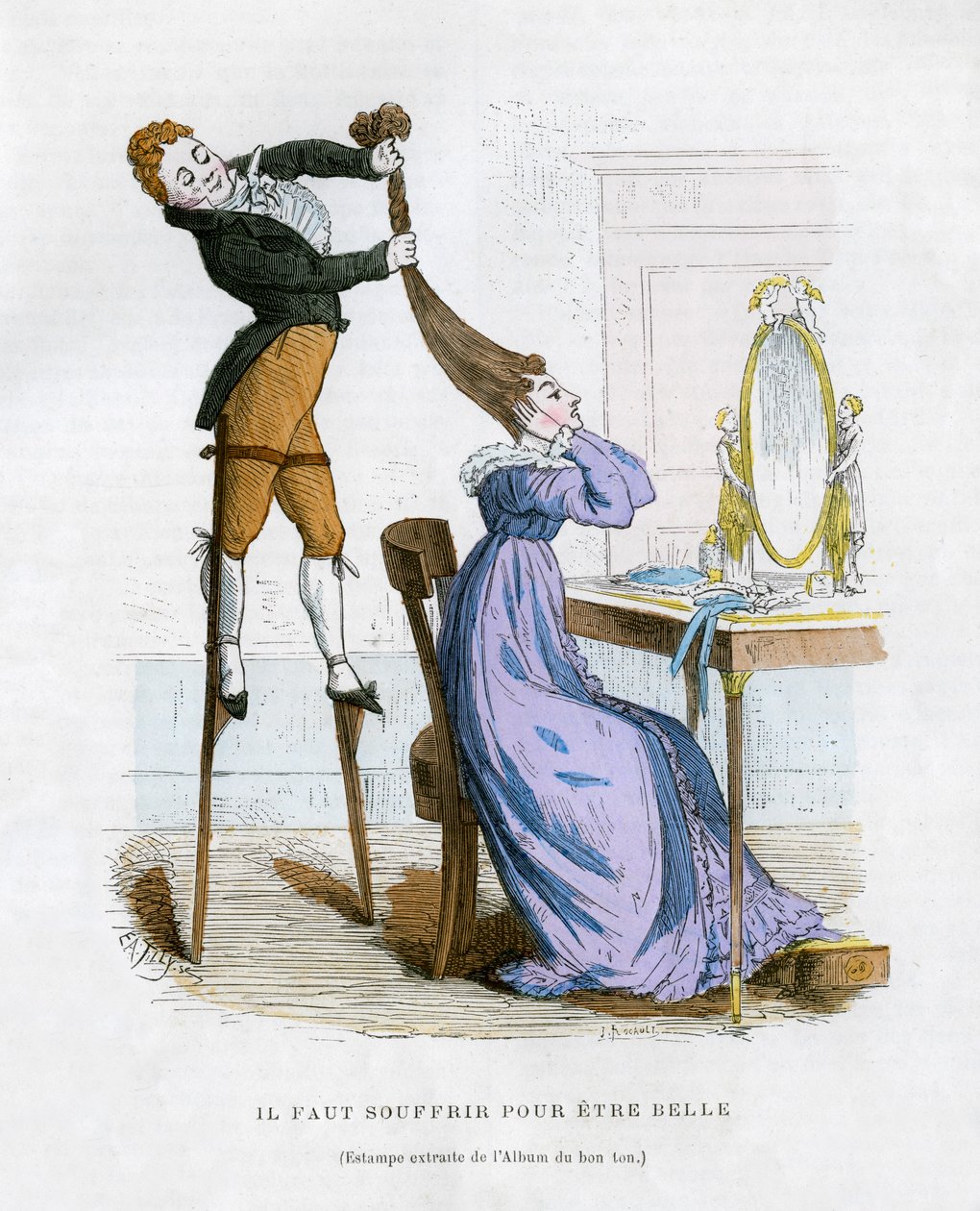Es necesario sufrir para ser bello, 1882-1884 de J Rocault