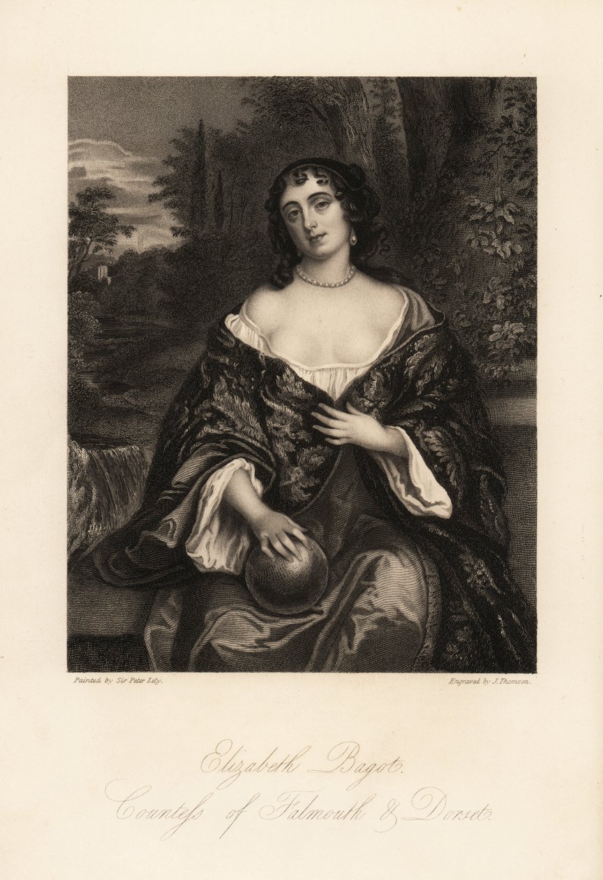 Elizabeth Bagot, o Mary, Condesa de Falmouth y Dorset, esposa de Charles Berkeley de J. Thomson
