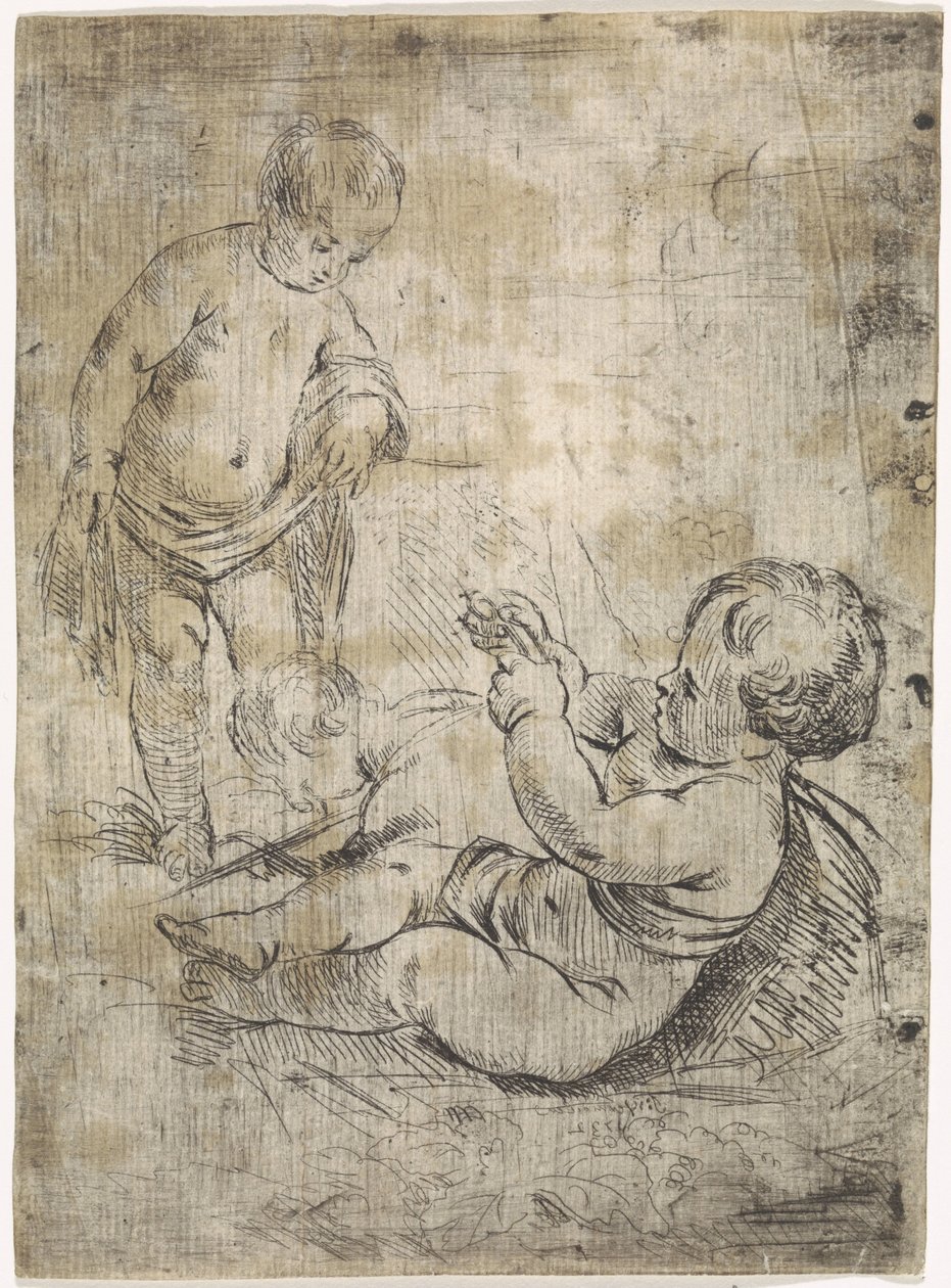 niños jugando de J. Vermeulen