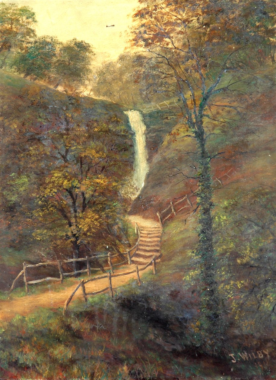 Shanklin Chine, Isla de Wight, 1911 de J. Wilby