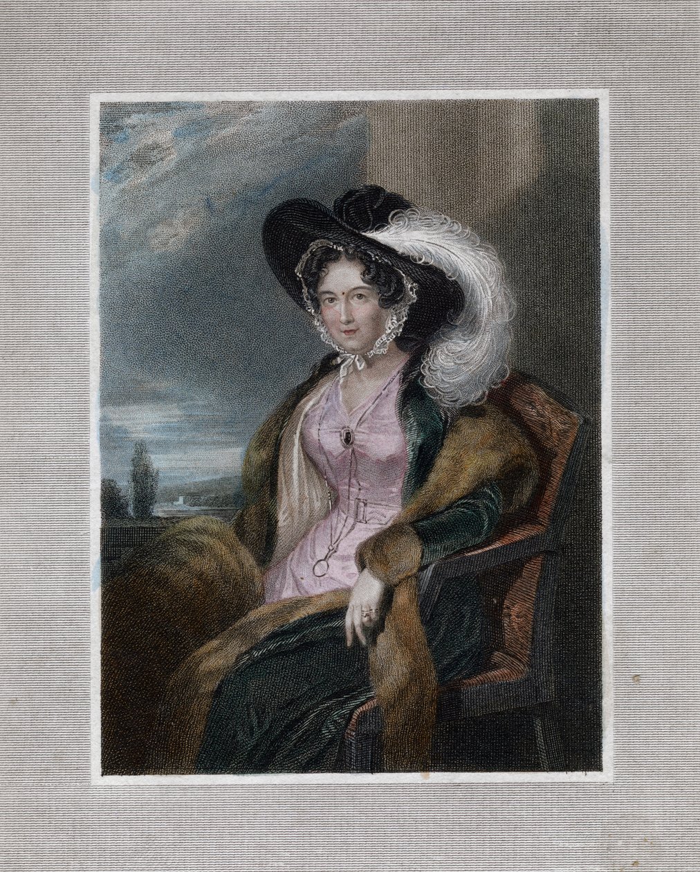 Mary Elizabeth, Baronesa de Clifford, 1828 de J Wright