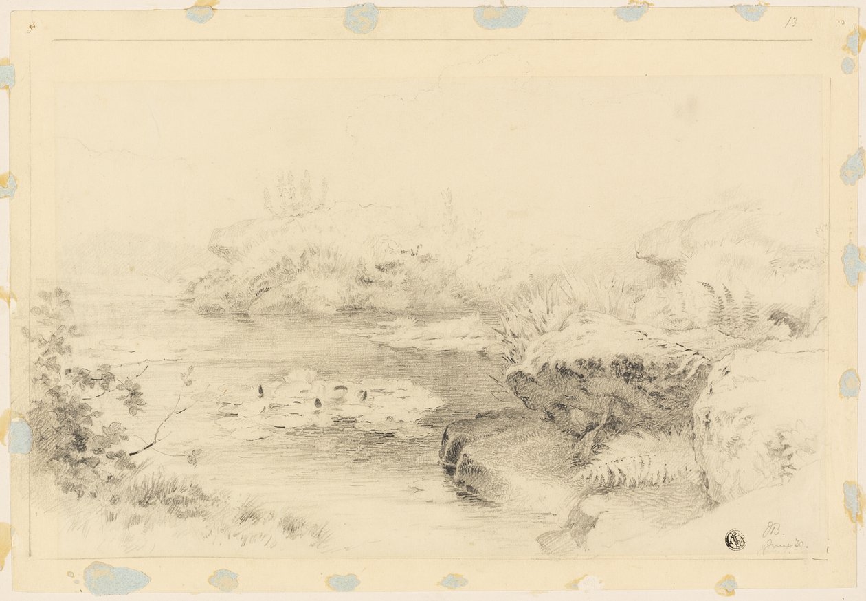 Estanque con Nenúfares de Jabez Bligh
