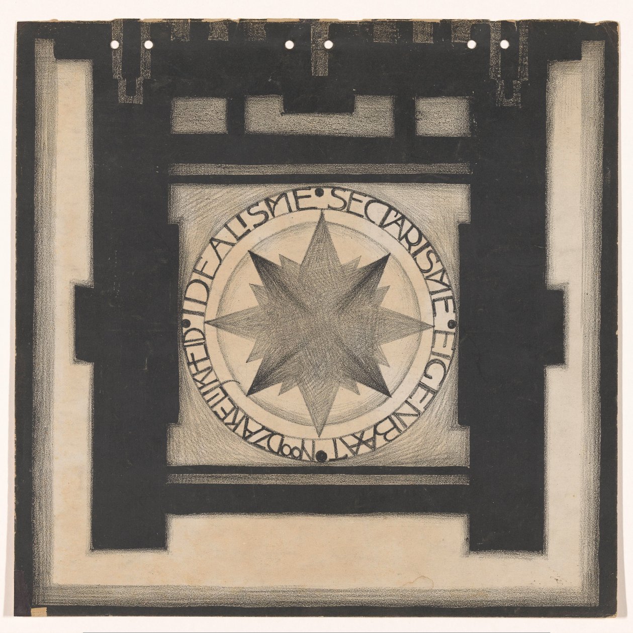 Contraportada Wendingen 1920 de Jac Jongert