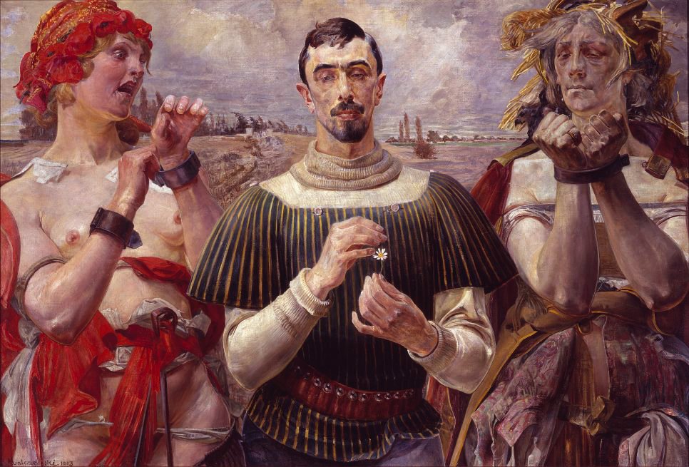 Hamlet polaco - Retrato de Aleksander Wielopolski de Jacek Malczewski