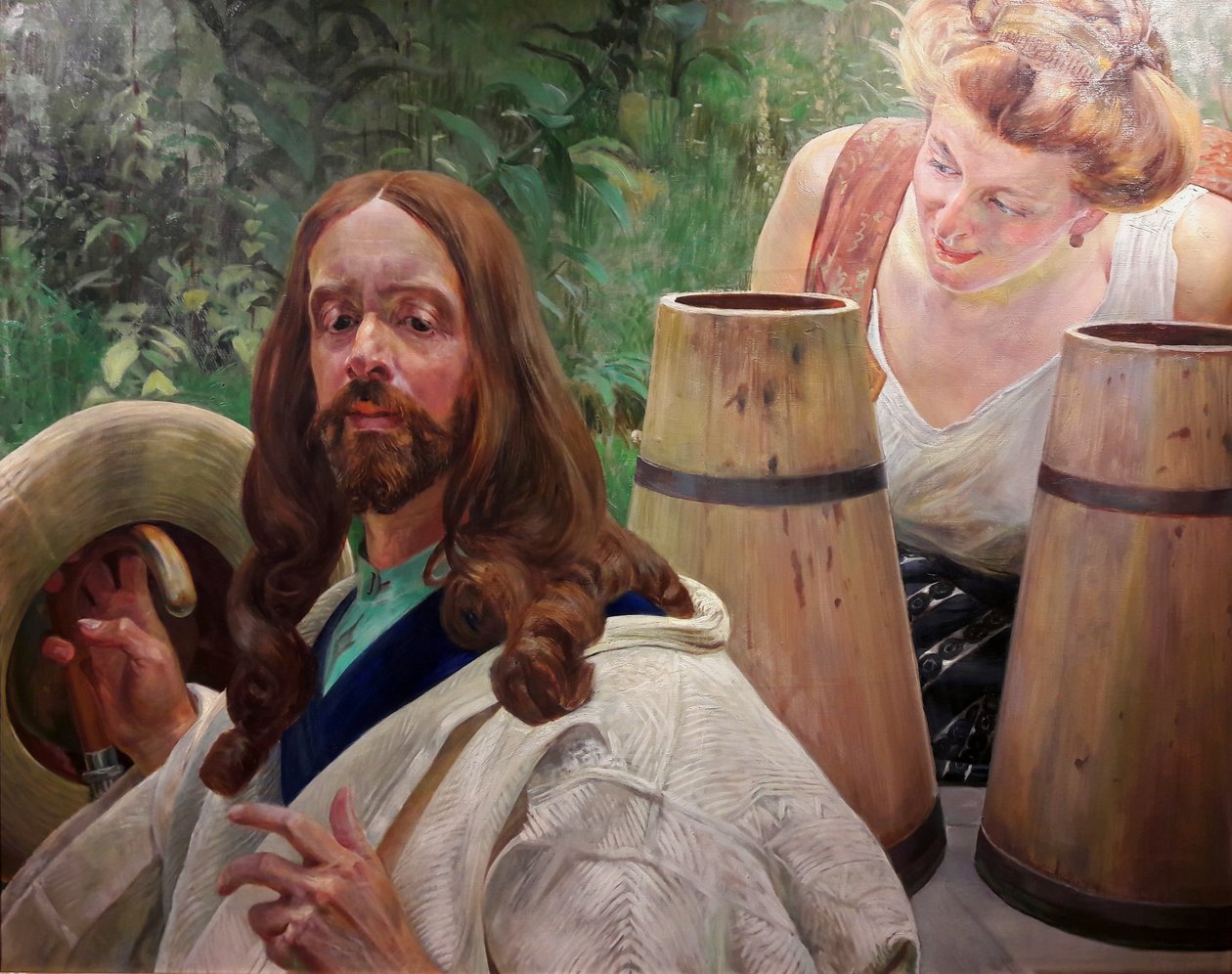 Cristo y la mujer samaritana de Jacek Malczewski
