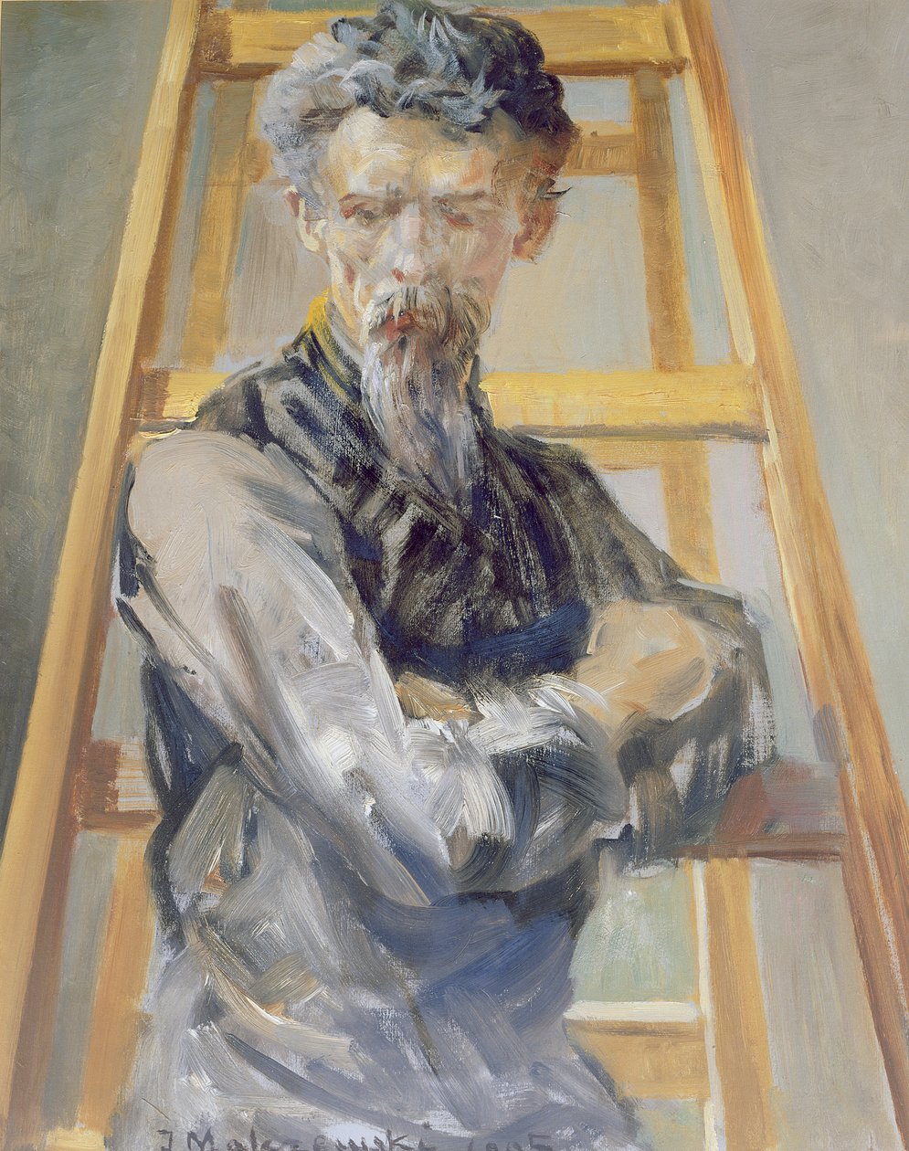 Autorretrato, 1905 de Jacek Malczewski