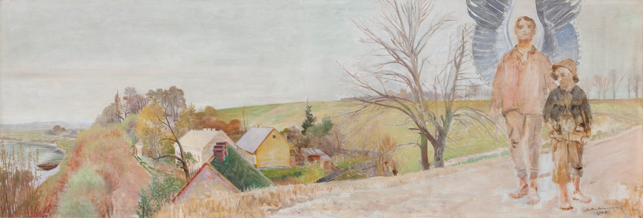 El ángel con Tobías de Jacek Malczewski
