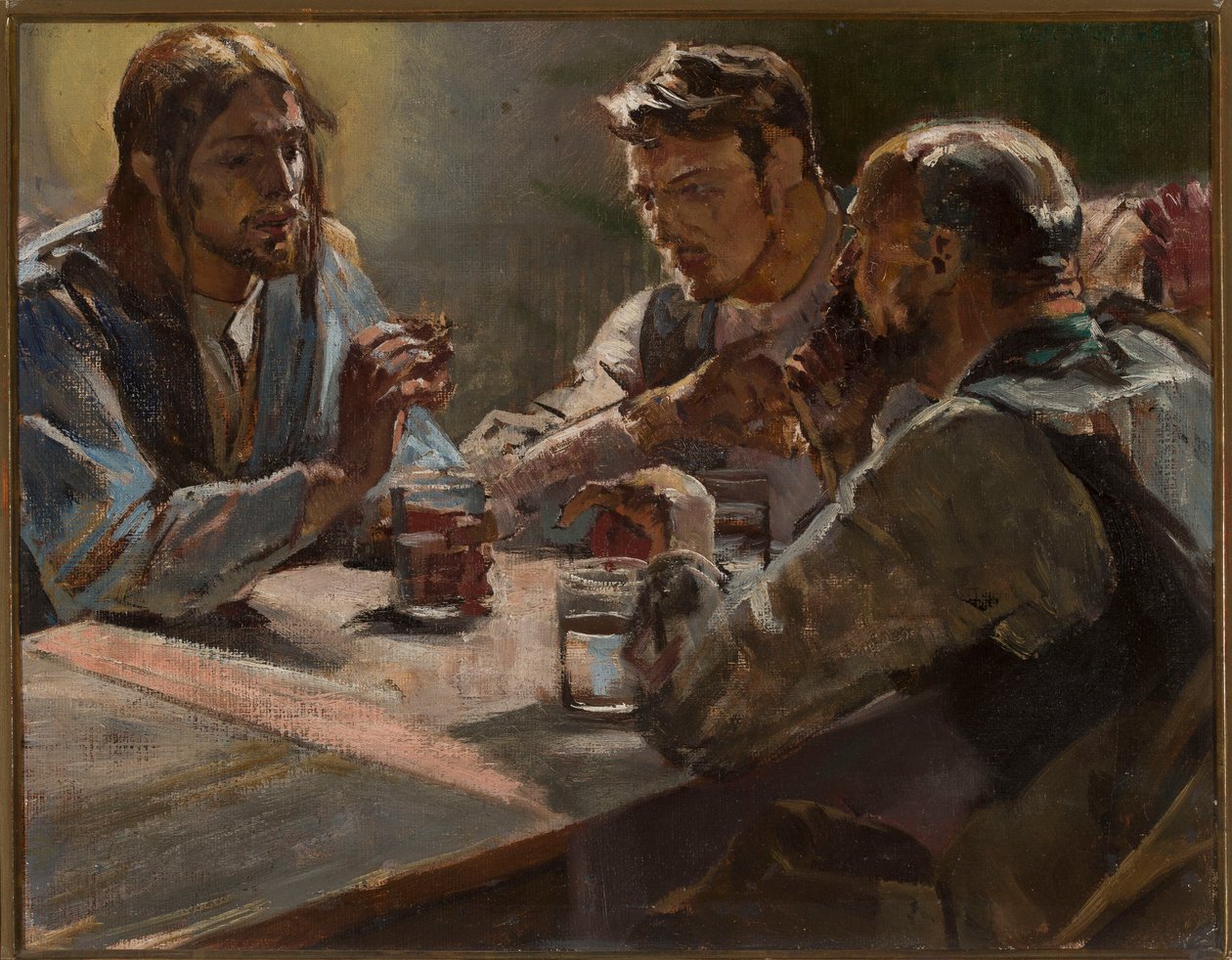 Cristo en Emaús de Jacek Malczewski