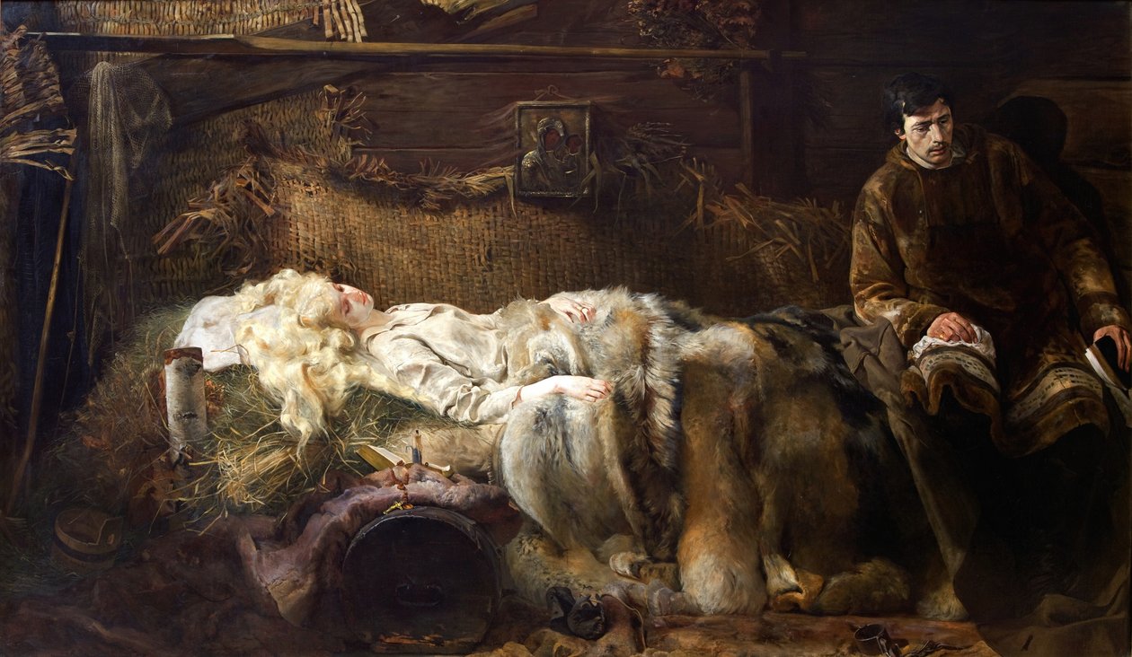 Muerte de Ellenai de Jacek Malczewski