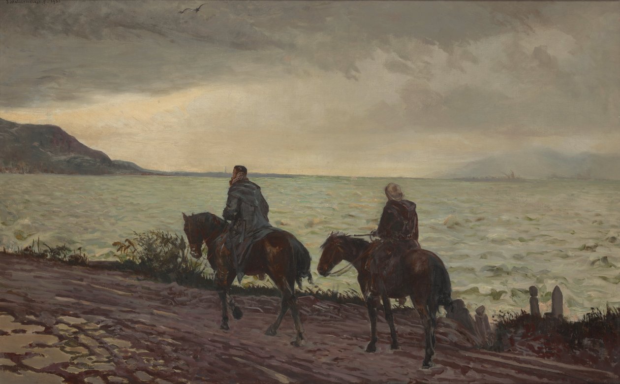 Don Quijote y Sancho Panza de Jacek Malczewski