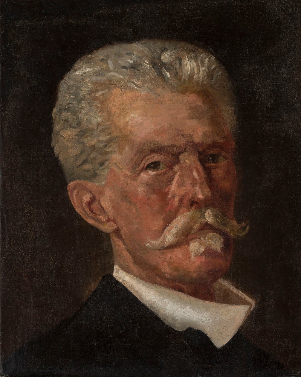 La cabeza de un hombre de Jacek Malczewski