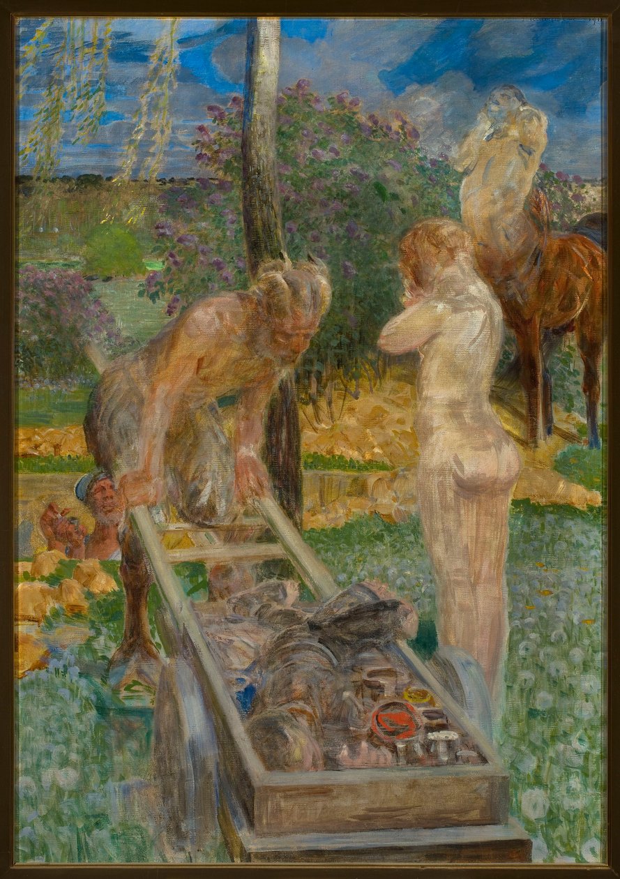 El funeral del pintor de Jacek Malczewski