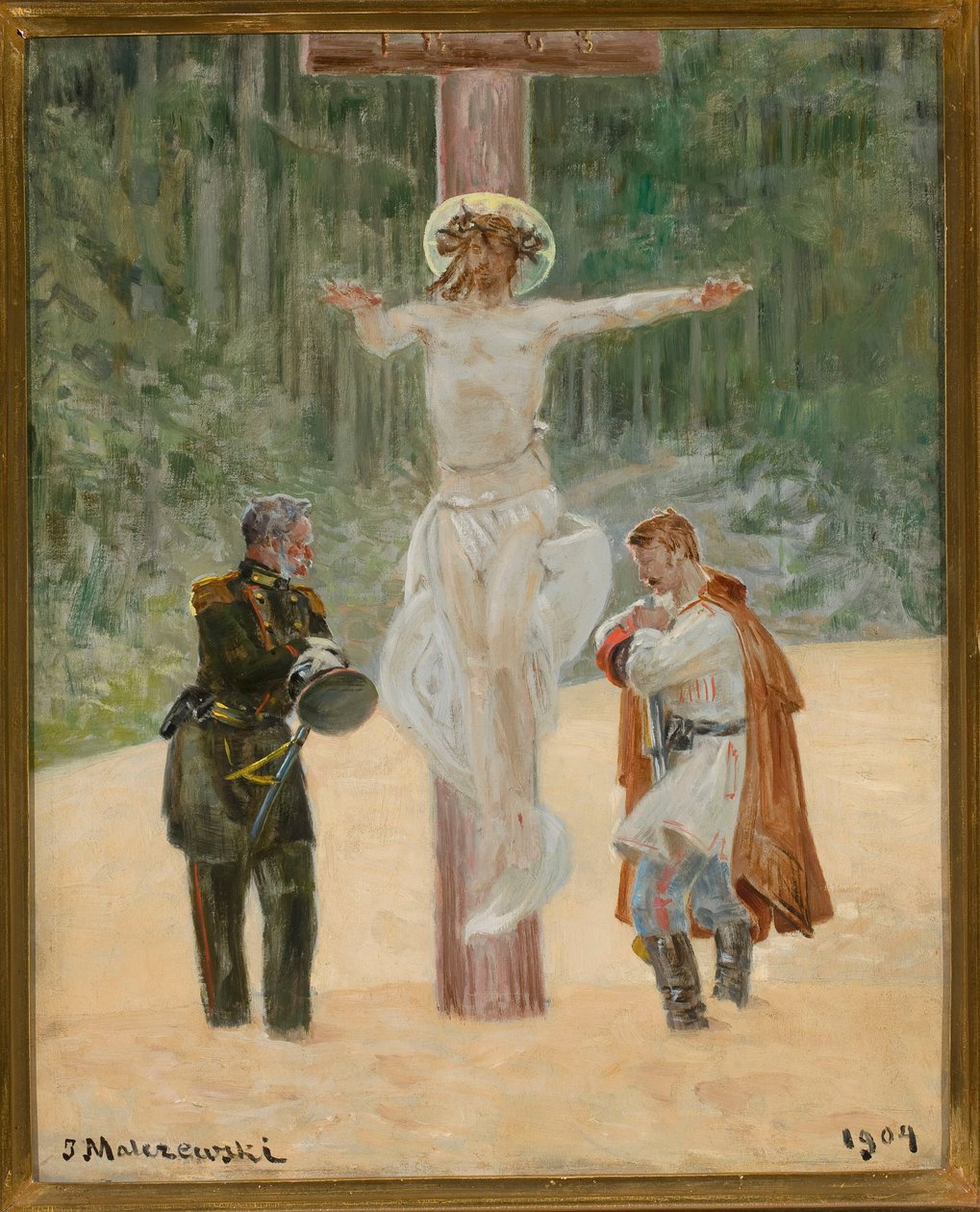 La reconciliación (Escena simbólica de la revuelta de 1863) de Jacek Malczewski