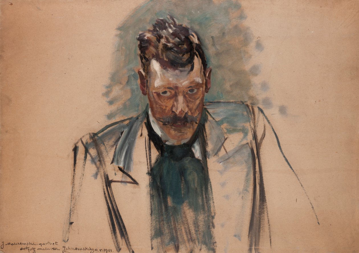 Retrato del pintor Ichnowski de Jacek Malczewski