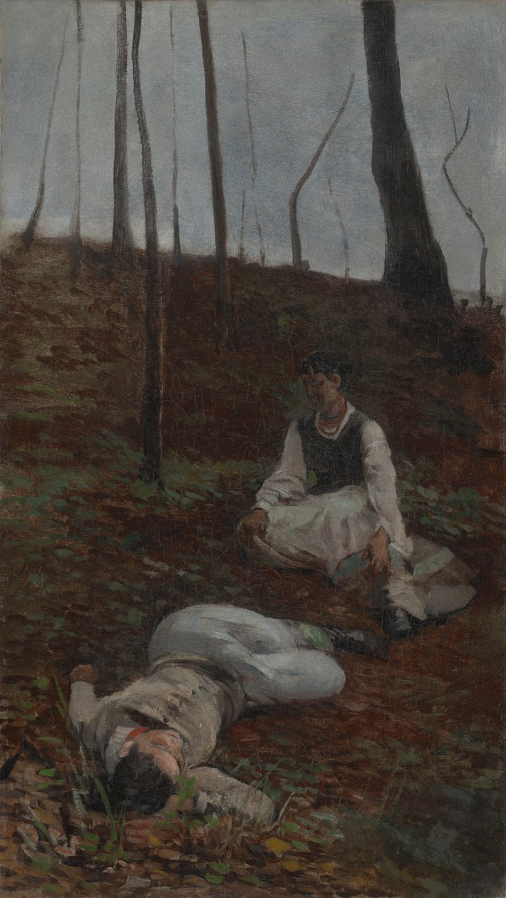 Escena de «Balladyna» de Jacek Malczewski