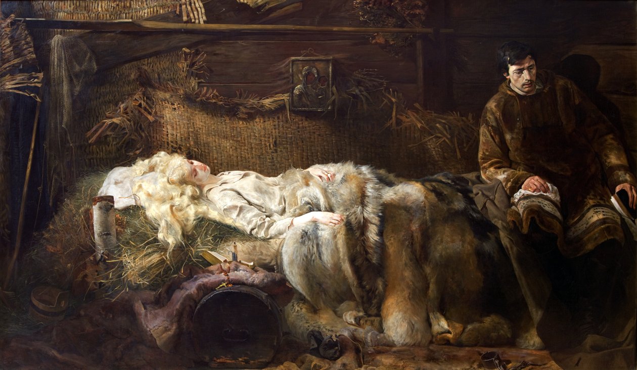 La muerte de Ellenai de Jacek Malczewski
