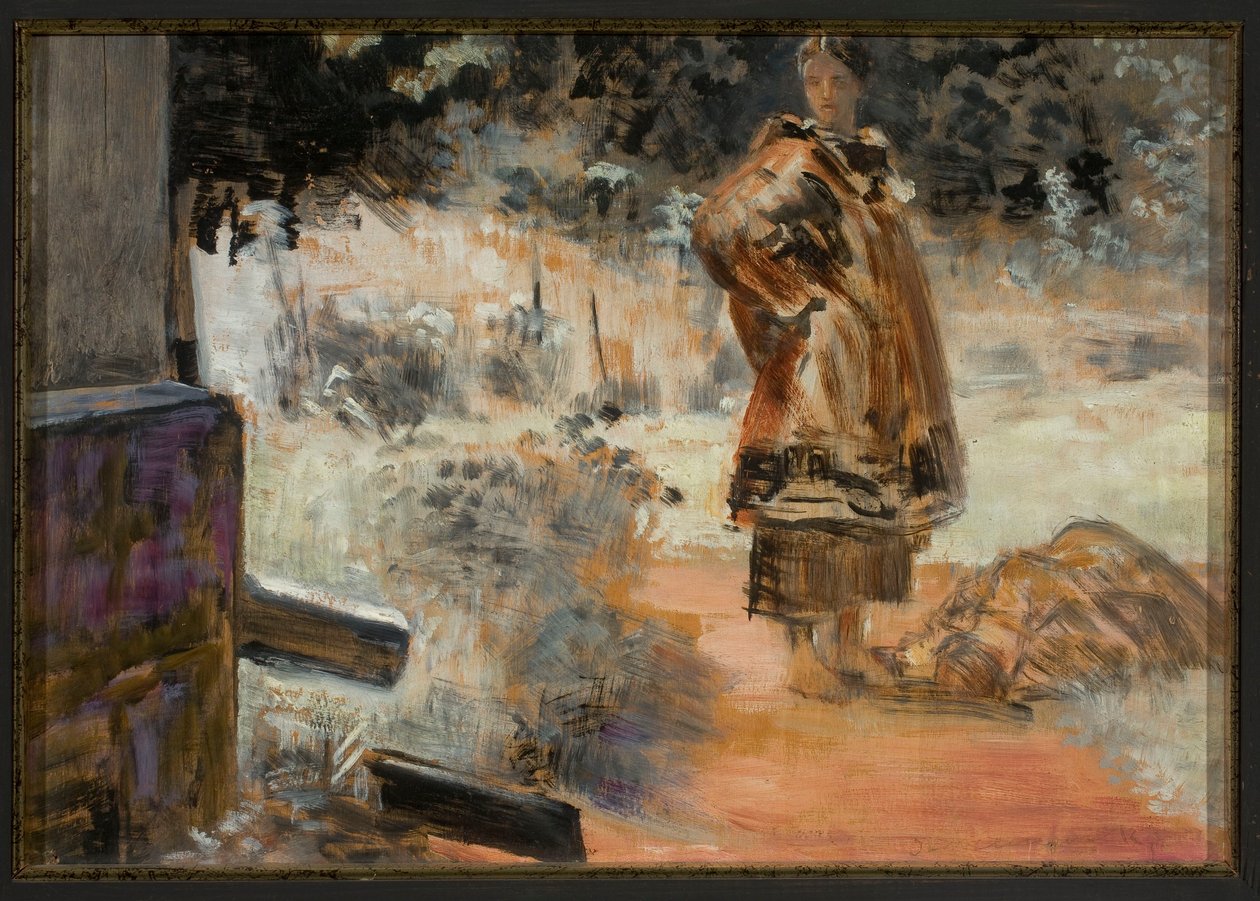 El pozo envenenado, boceto de Jacek Malczewski